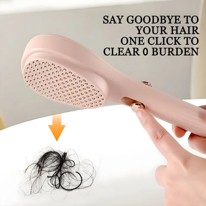 Dual-Sided Hair Brush with Scalp Massager