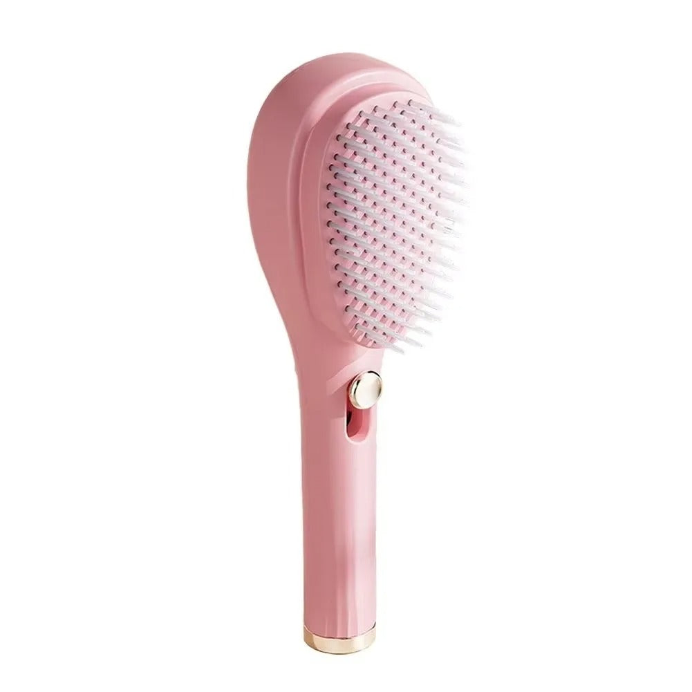 Dual-Sided Hair Brush with Scalp Massager